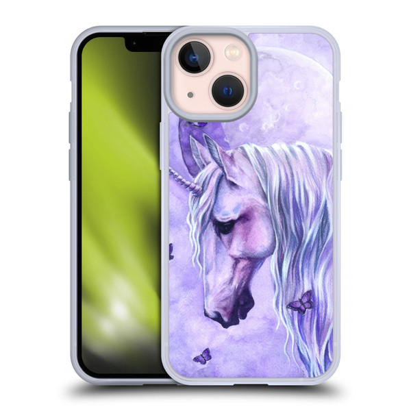 Selina Fenech Unicorns Moonlit Magic Soft Gel Case for Apple iPhone 13 Mini