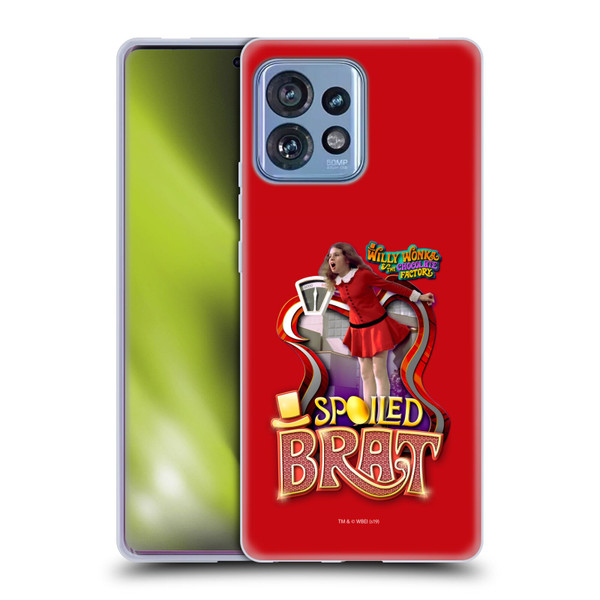 Willy Wonka and the Chocolate Factory Graphics Veruca Salt Soft Gel Case for Motorola Moto Edge 40 Pro