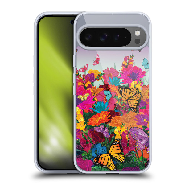 Suzan Lind Butterflies Garden Soft Gel Case for Google Pixel 9 Pro XL