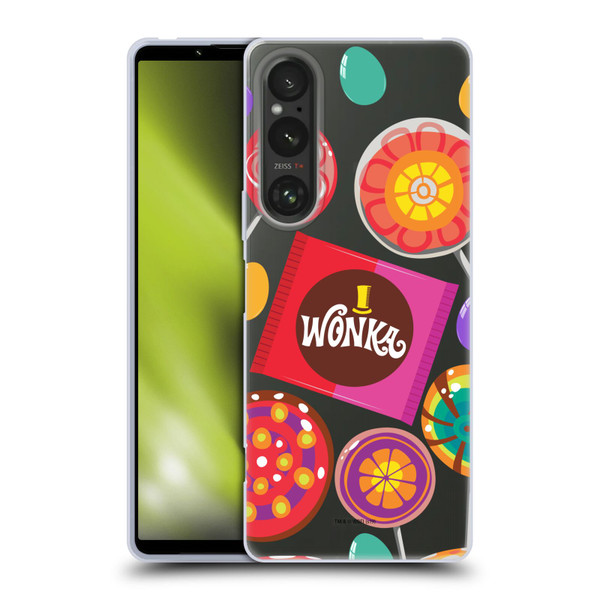 Willy Wonka and the Chocolate Factory Graphics Candies Soft Gel Case for Sony Xperia 1 V 5G