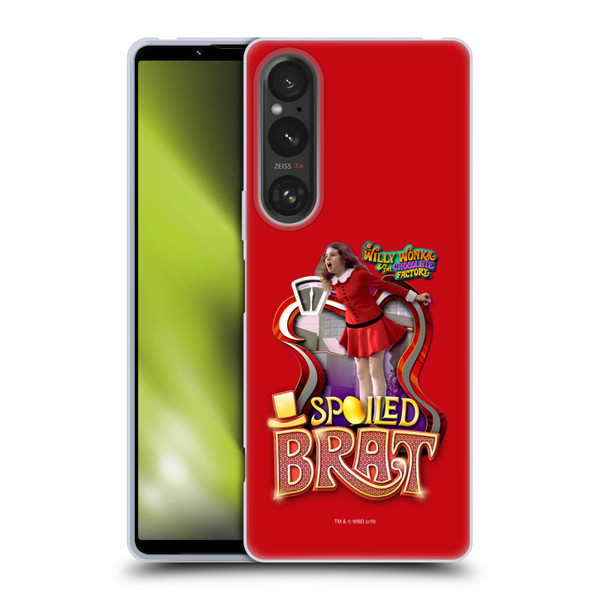 Willy Wonka and the Chocolate Factory Graphics Veruca Salt Soft Gel Case for Sony Xperia 1 V 5G