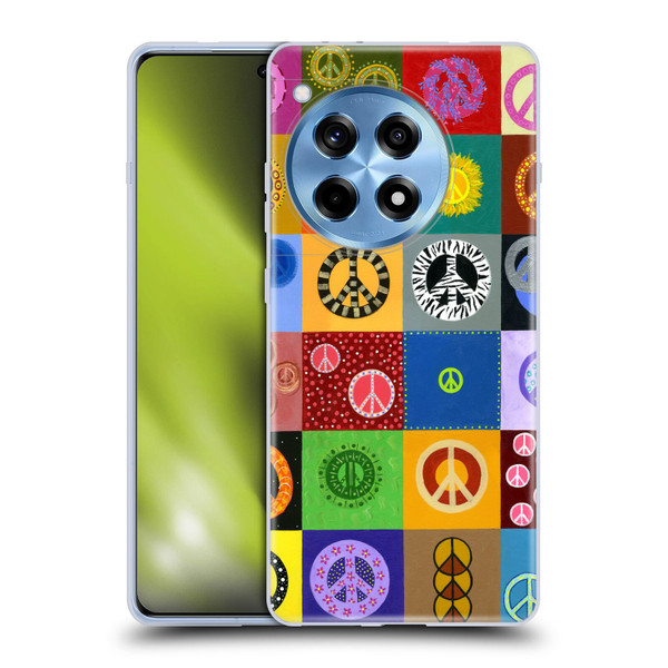 Suzan Lind Colours & Patterns Peace Quilt Soft Gel Case for OPPO OnePlus Ace 3 5G