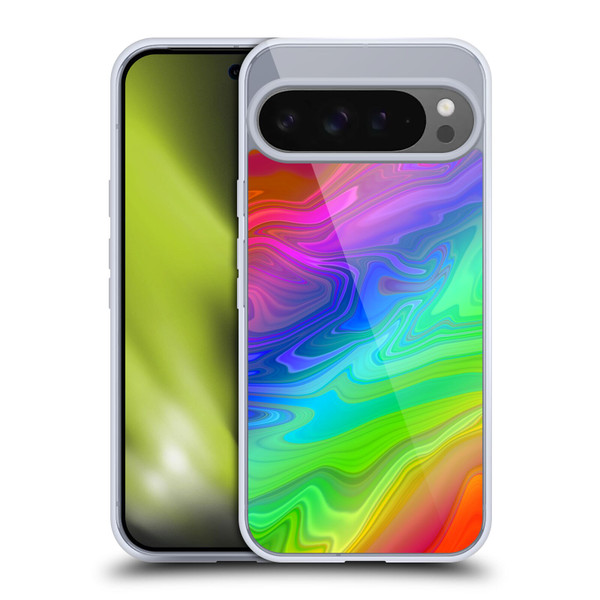 Suzan Lind Marble Rainbow Soft Gel Case for Google Pixel 9 Pro XL