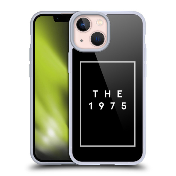 The 1975 Key Art Logo Black Soft Gel Case for Apple iPhone 13 Mini