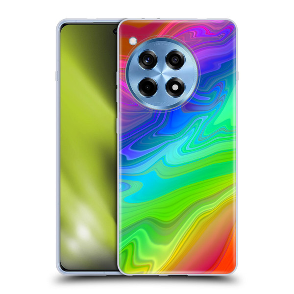 Suzan Lind Marble Rainbow Soft Gel Case for OPPO OnePlus Ace 3 5G