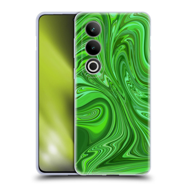 Suzan Lind Marble Emerald Green Soft Gel Case for OPPO OnePlus Ace 3V 5G