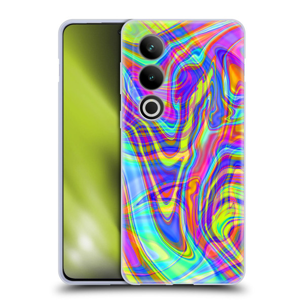 Suzan Lind Marble Illusion Rainbow Soft Gel Case for OPPO OnePlus Ace 3V 5G