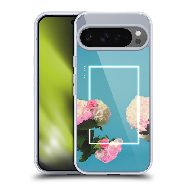 The 1975 Key Art Roses Blue Soft Gel Case for Google Pixel 9 Pro XL