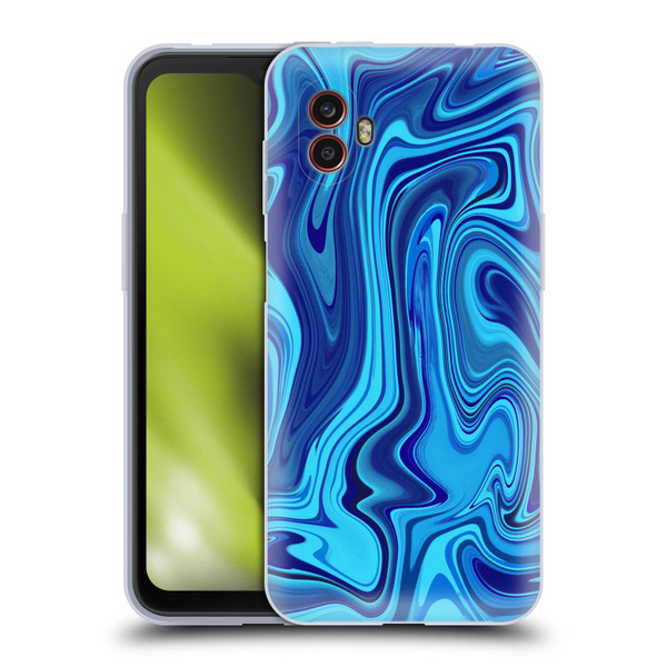 Suzan Lind Marble Blue Soft Gel Case for Samsung Galaxy Xcover6 Pro/Pro2