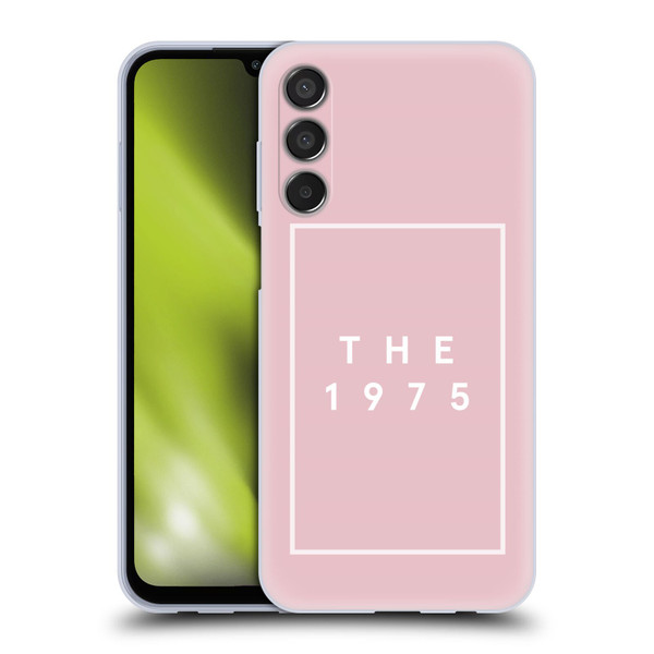 The 1975 Key Art Logo Pink Soft Gel Case for Samsung Galaxy M15/F15 5G