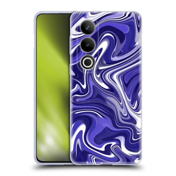 Suzan Lind Marble 2 Dark Violet Soft Gel Case for OPPO OnePlus Ace 3V 5G