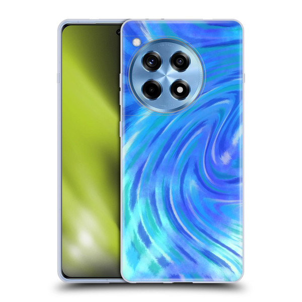 Suzan Lind Tie Dye 2 Deep Blue Soft Gel Case for OPPO OnePlus Ace 3 5G
