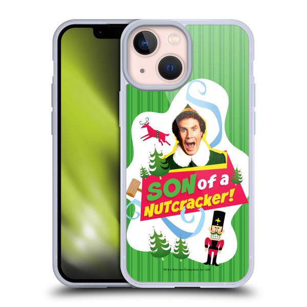 Elf Movie Graphics 1 Nutcracker Soft Gel Case for Apple iPhone 13 Mini
