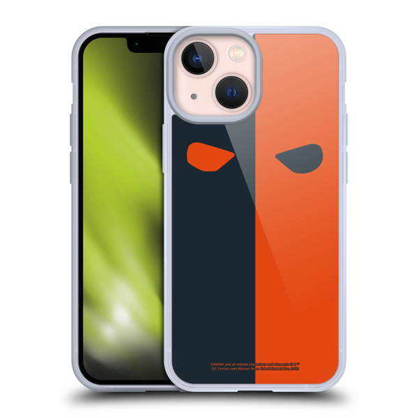 Arrow TV Series Graphics Deathstroke Soft Gel Case for Apple iPhone 13 Mini