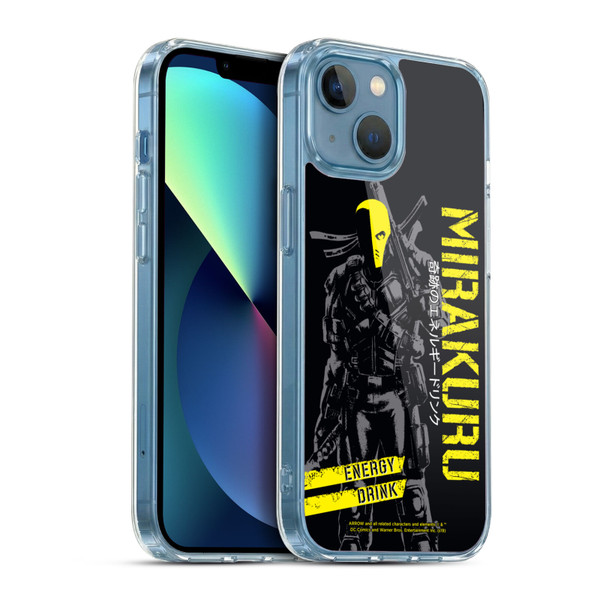Arrow TV Series Graphics Deathstroke Mirakuru Soft Gel Case for Apple iPhone 13 Mini & MagSafe