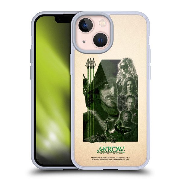 Arrow TV Series Graphics Team Soft Gel Case for Apple iPhone 13 Mini