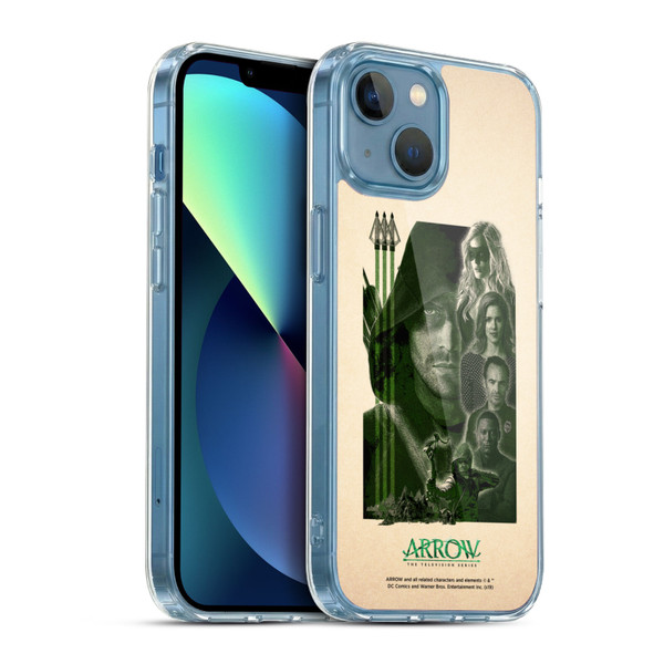 Arrow TV Series Graphics Team Soft Gel Case for Apple iPhone 13 Mini & MagSafe