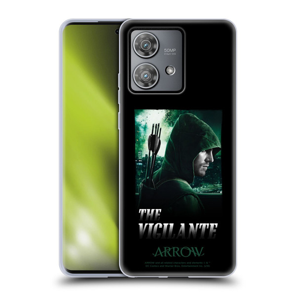 Arrow TV Series Graphics The Vigilante Soft Gel Case for Motorola Edge 40 Neo 5G