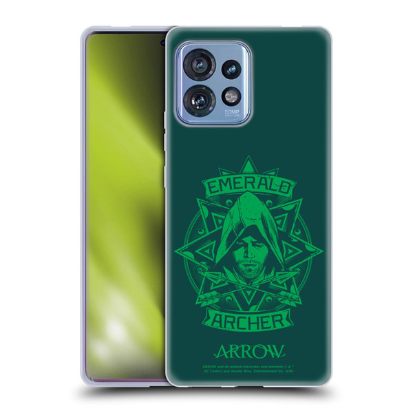 Arrow TV Series Graphics Archer Illustration Soft Gel Case for Motorola Moto Edge 40 Pro