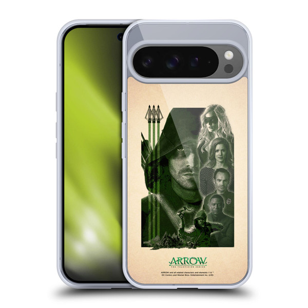 Arrow TV Series Graphics Team Soft Gel Case for Google Pixel 9 Pro XL
