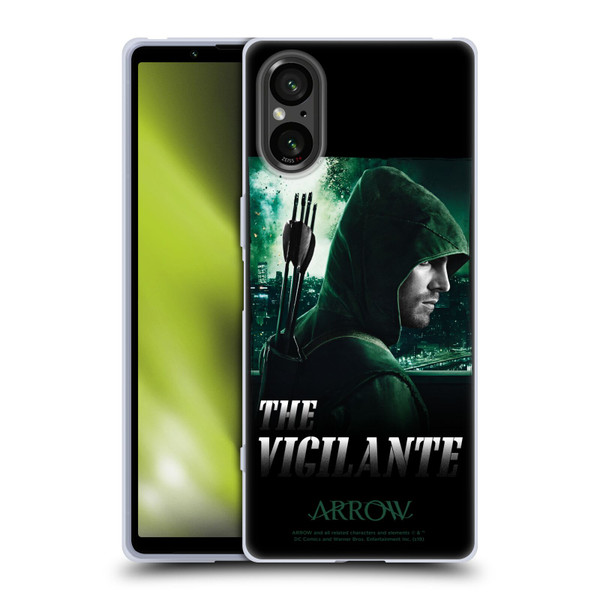 Arrow TV Series Graphics The Vigilante Soft Gel Case for Sony Xperia 5 V 5G