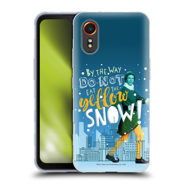 Elf Movie Graphics 2 Yellow Snow Soft Gel Case for Samsung Galaxy Xcover7 5G