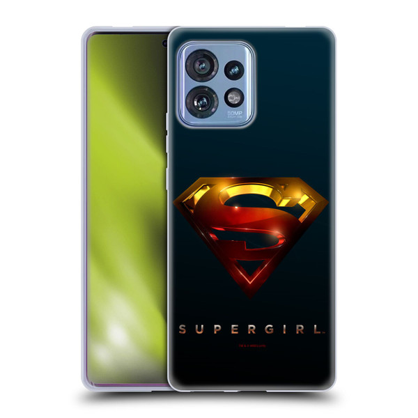 Supergirl TV Series Graphics Crest Soft Gel Case for Motorola Moto Edge 40 Pro