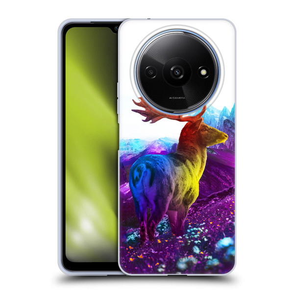 Dave Loblaw Animals Purple Mountain Deer Soft Gel Case for Xiaomi Redmi A3