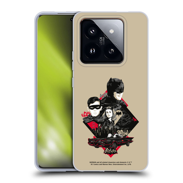 Batman TV Series Graphics Trio Soft Gel Case for Xiaomi 14 Pro