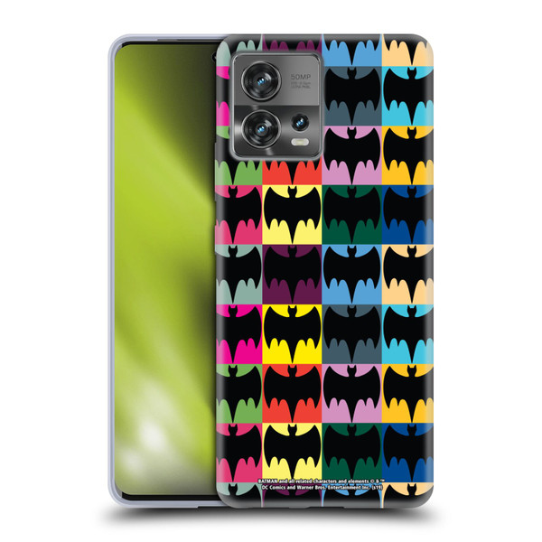 Batman TV Series Logos Patterns Soft Gel Case for Motorola Moto Edge 30 Fusion