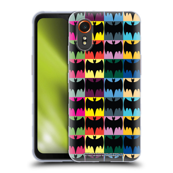 Batman TV Series Logos Patterns Soft Gel Case for Samsung Galaxy Xcover7 5G