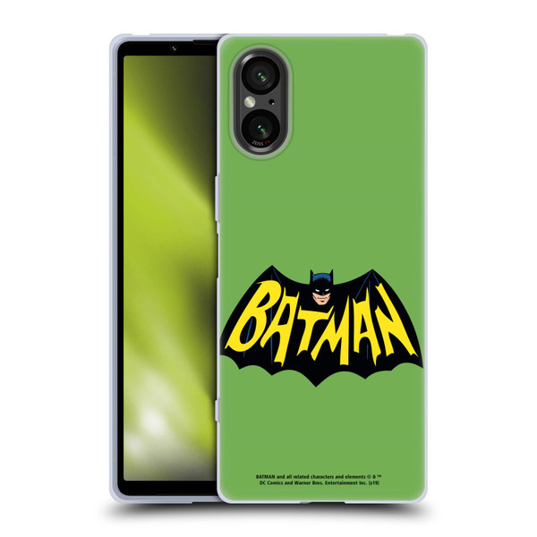 Batman TV Series Logos Main Soft Gel Case for Sony Xperia 5 V 5G