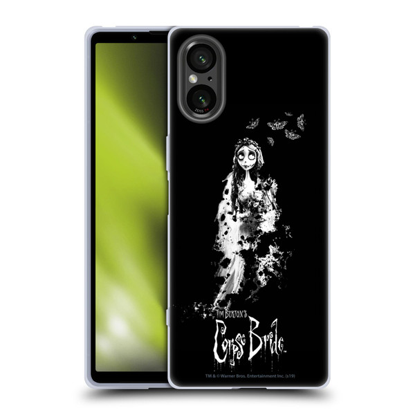 Corpse Bride Key Art Emily Splatters Soft Gel Case for Sony Xperia 5 V 5G
