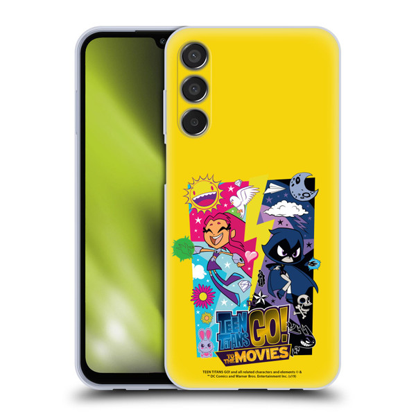 Teen Titans Go! To The Movies Hollywood Graphics Starfire & Raven Soft Gel Case for Samsung Galaxy M15/F15 5G