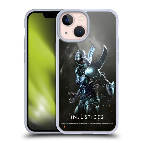 Injustice 2 Characters Blue Beetle Soft Gel Case for Apple iPhone 13 Mini