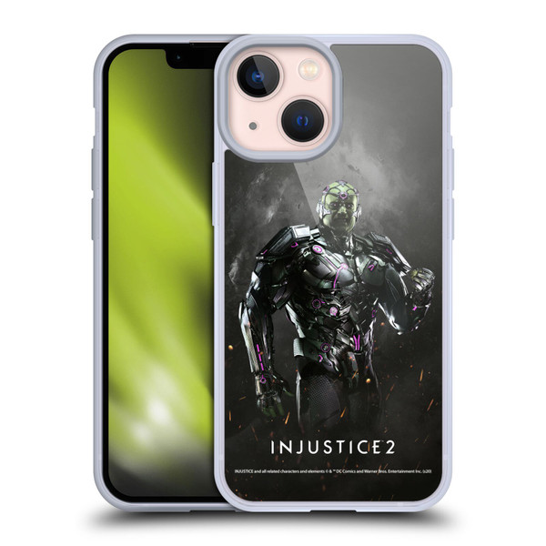 Injustice 2 Characters Brainiac Soft Gel Case for Apple iPhone 13 Mini