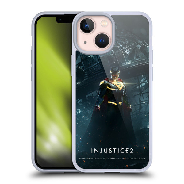 Injustice 2 Characters Superman Soft Gel Case for Apple iPhone 13 Mini