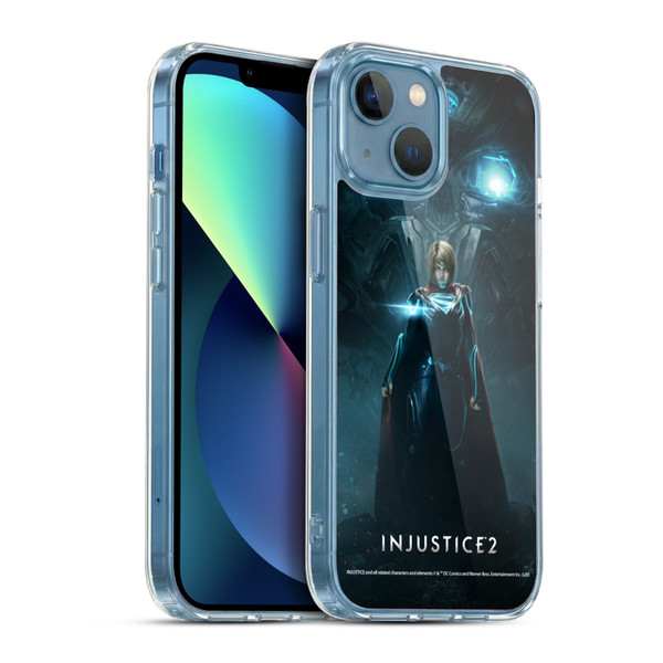 Injustice 2 Characters Supergirl Soft Gel Case for Apple iPhone 13 Mini & MagSafe