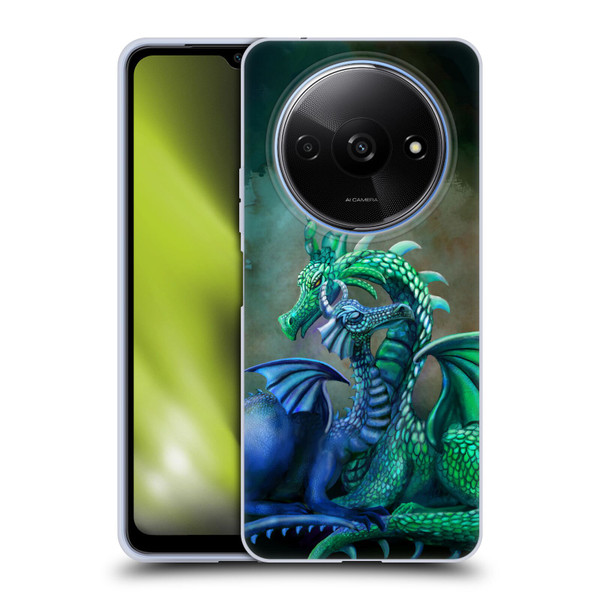 Rose Khan Dragons Green And Blue Soft Gel Case for Xiaomi Redmi A3