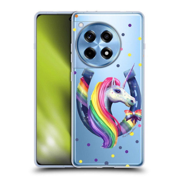 Rose Khan Unicorn Horseshoe Rainbow Soft Gel Case for OPPO OnePlus Ace 3 5G