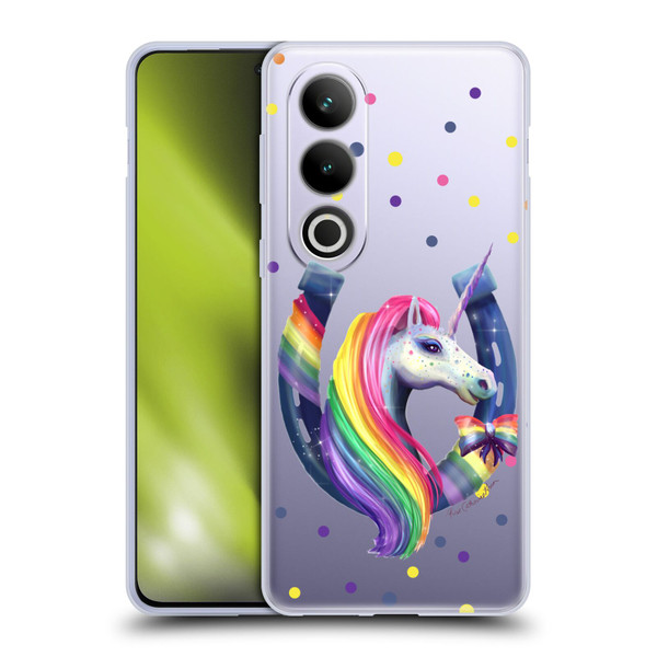 Rose Khan Unicorn Horseshoe Rainbow Soft Gel Case for OPPO OnePlus Ace 3V 5G