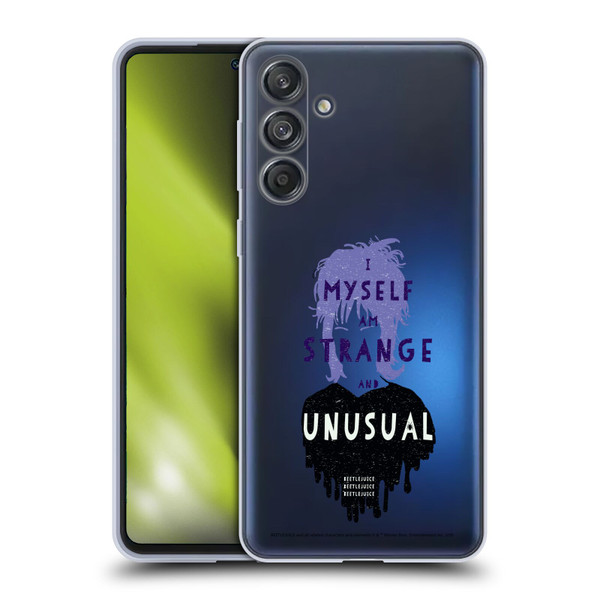 Beetlejuice Graphics Lydia Quote Soft Gel Case for Samsung Galaxy M55 5G