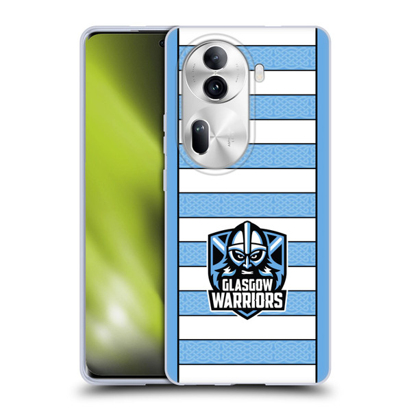 Glasgow Warriors 2024/25 Crest Kit Away Soft Gel Case for OPPO Reno11 Pro