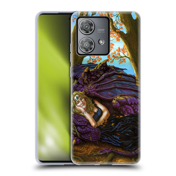 Ed Beard Jr Dragon Friendship Escape To The Land Of Nod Soft Gel Case for Motorola Edge 40 Neo 5G