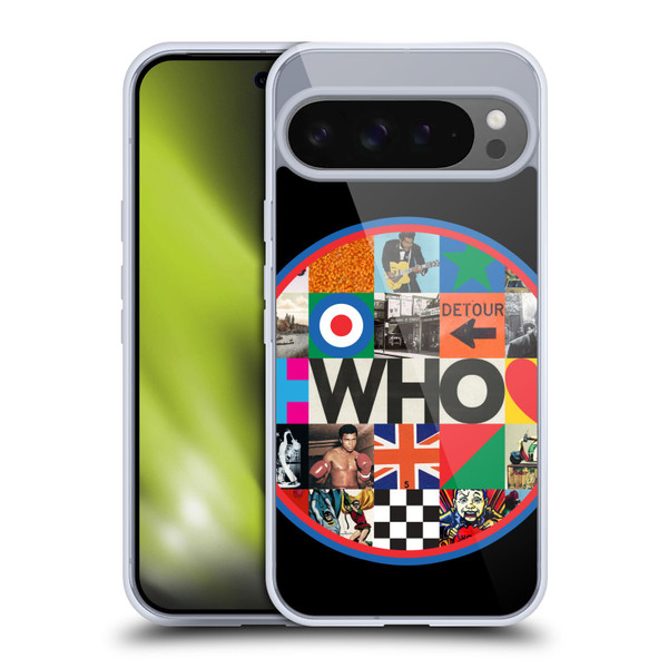 The Who 2019 Album Collage Circle Soft Gel Case for Google Pixel 9 Pro XL