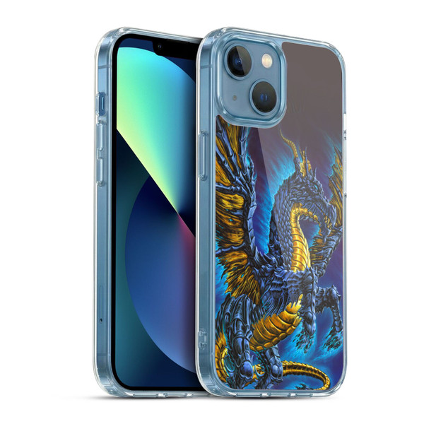 Ed Beard Jr Dragons Mare Soft Gel Case for Apple iPhone 13 Mini & MagSafe