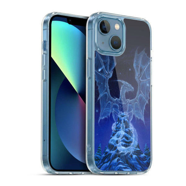 Ed Beard Jr Dragons Winter Spirit Soft Gel Case for Apple iPhone 13 Mini & MagSafe