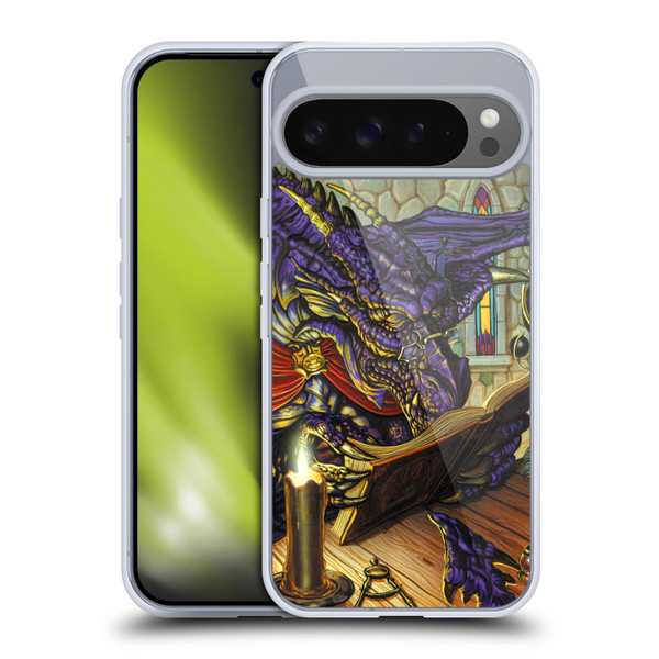 Ed Beard Jr Dragons A Good Book Soft Gel Case for Google Pixel 9 Pro XL