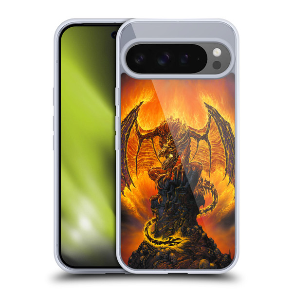 Ed Beard Jr Dragons Harbinger Of Fire Soft Gel Case for Google Pixel 9 Pro XL