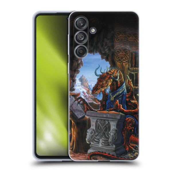 Ed Beard Jr Dragons Ancient Scholar Soft Gel Case for Samsung Galaxy M55 5G